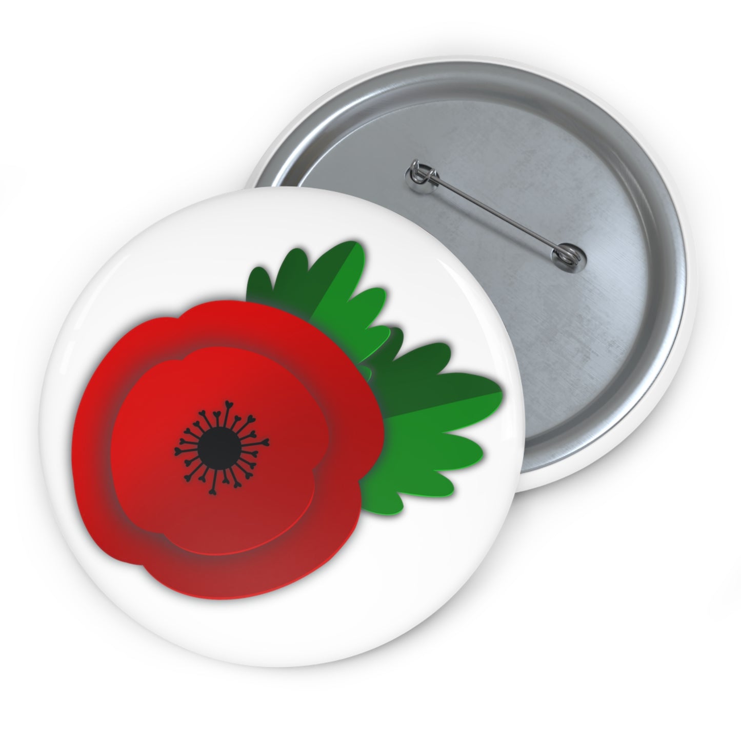 A Pretty Poppy, Pin Button