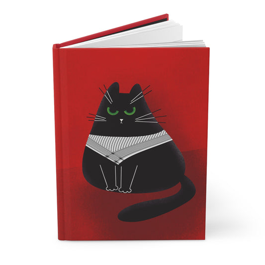 Fur-reedom Cat, Hardcover Journal, Matte