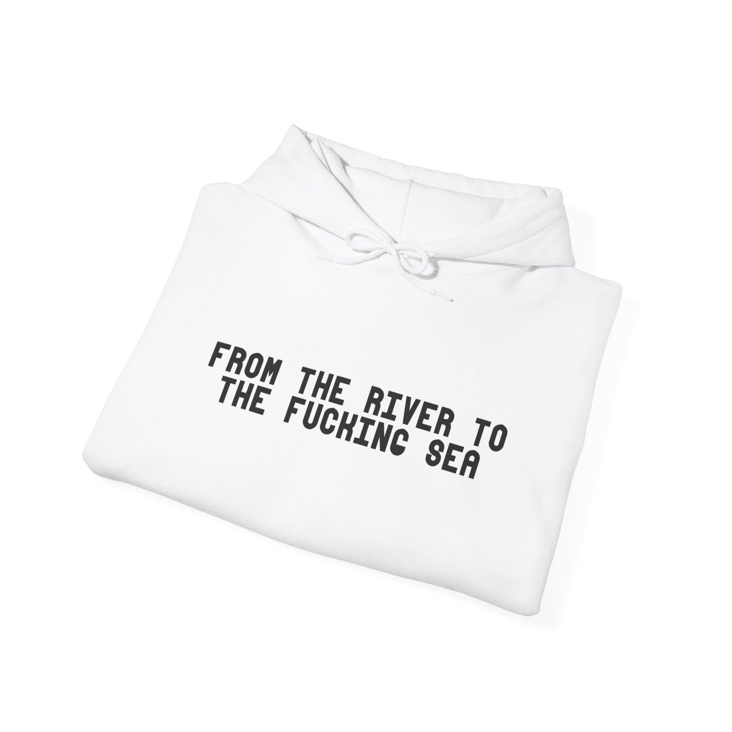 To The F**cking Sea, Unisex, Heavy Blend™ Hooded Sweatshirt, Adult