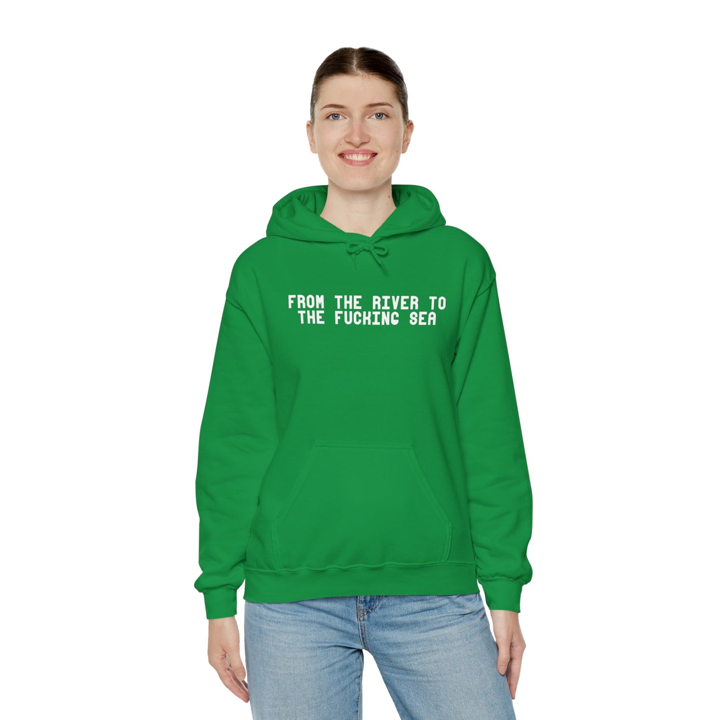 To The F**cking Sea, Unisex, Heavy Blend™ Hooded Sweatshirt, Adult