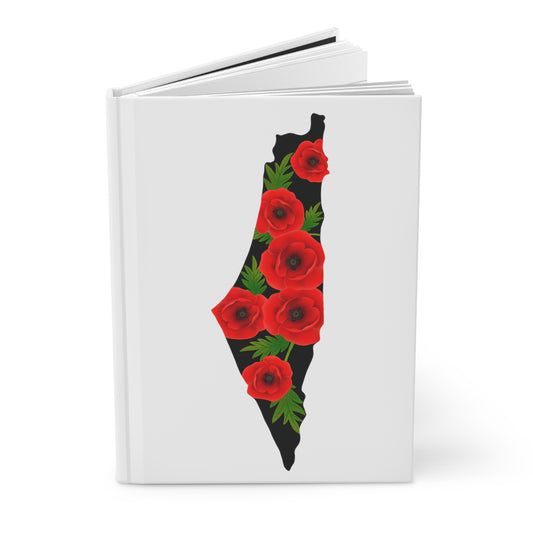 Red Poppy, Hardcover Journal, Matte