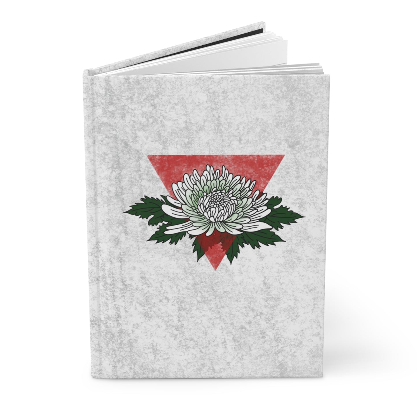 Chrysanthemum Flower, Hardcover Journal, Matte