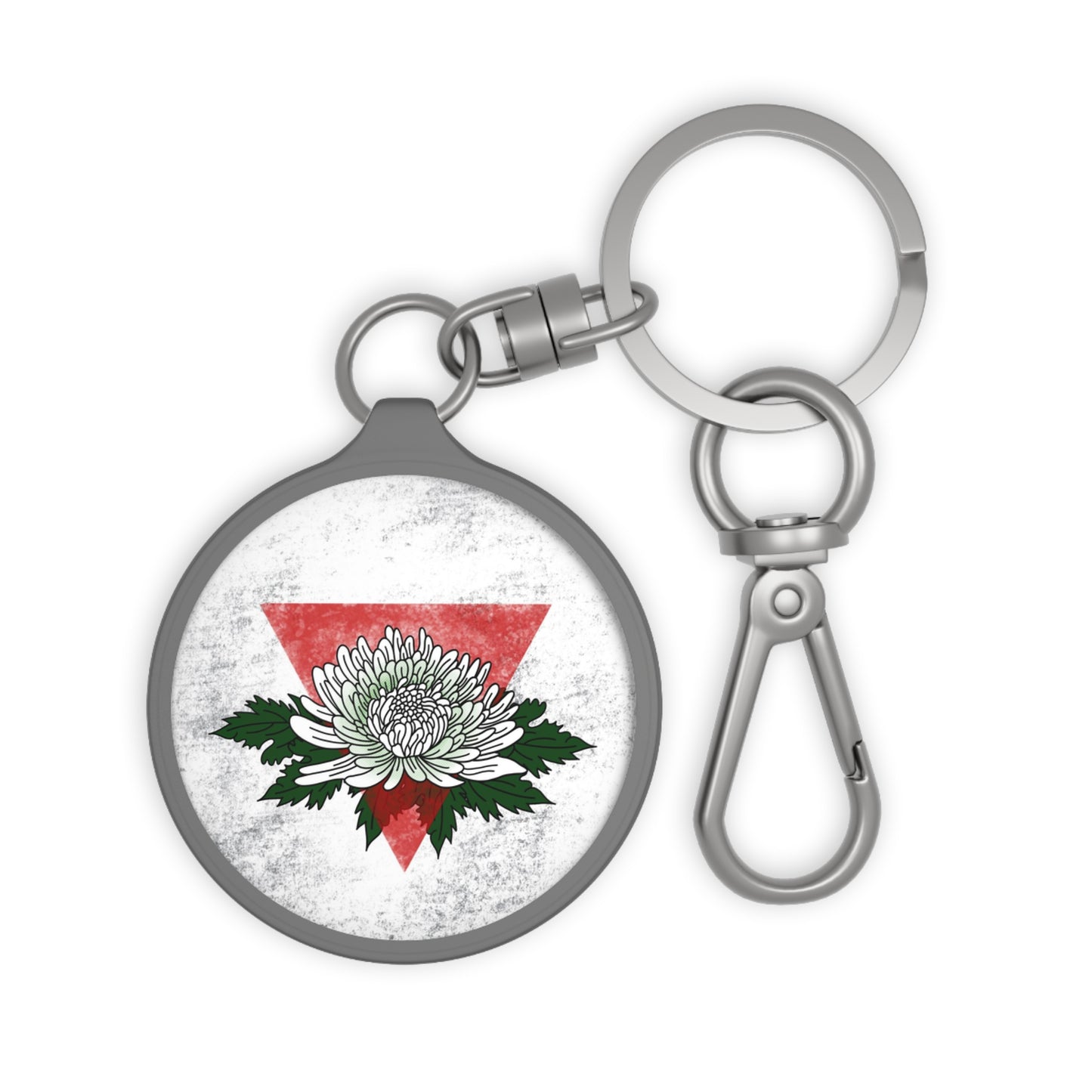 Chrysanthemum Flower, Keychain