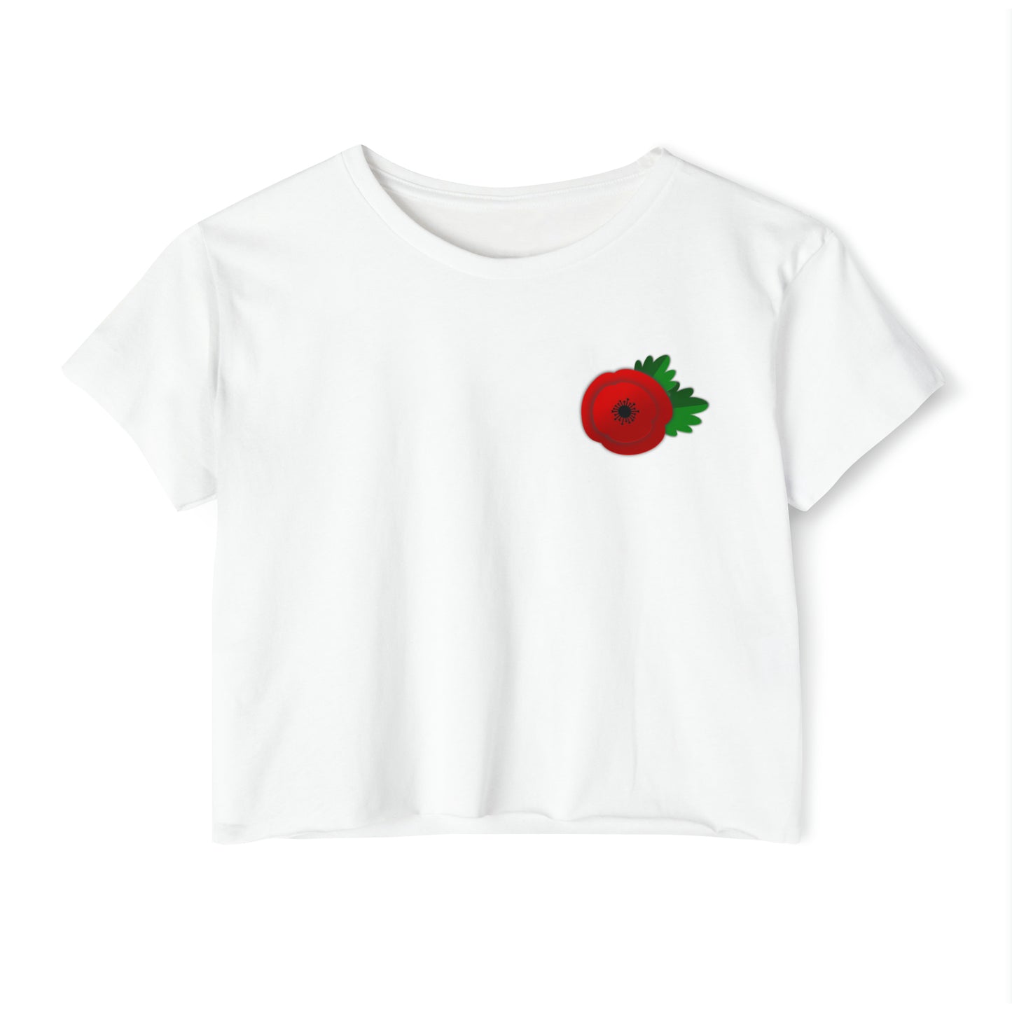 A Pretty Poppy, Women's Crop Top