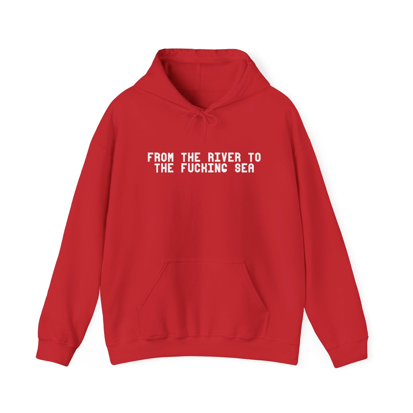 To The F**cking Sea, Unisex, Heavy Blend™ Hooded Sweatshirt, Adult