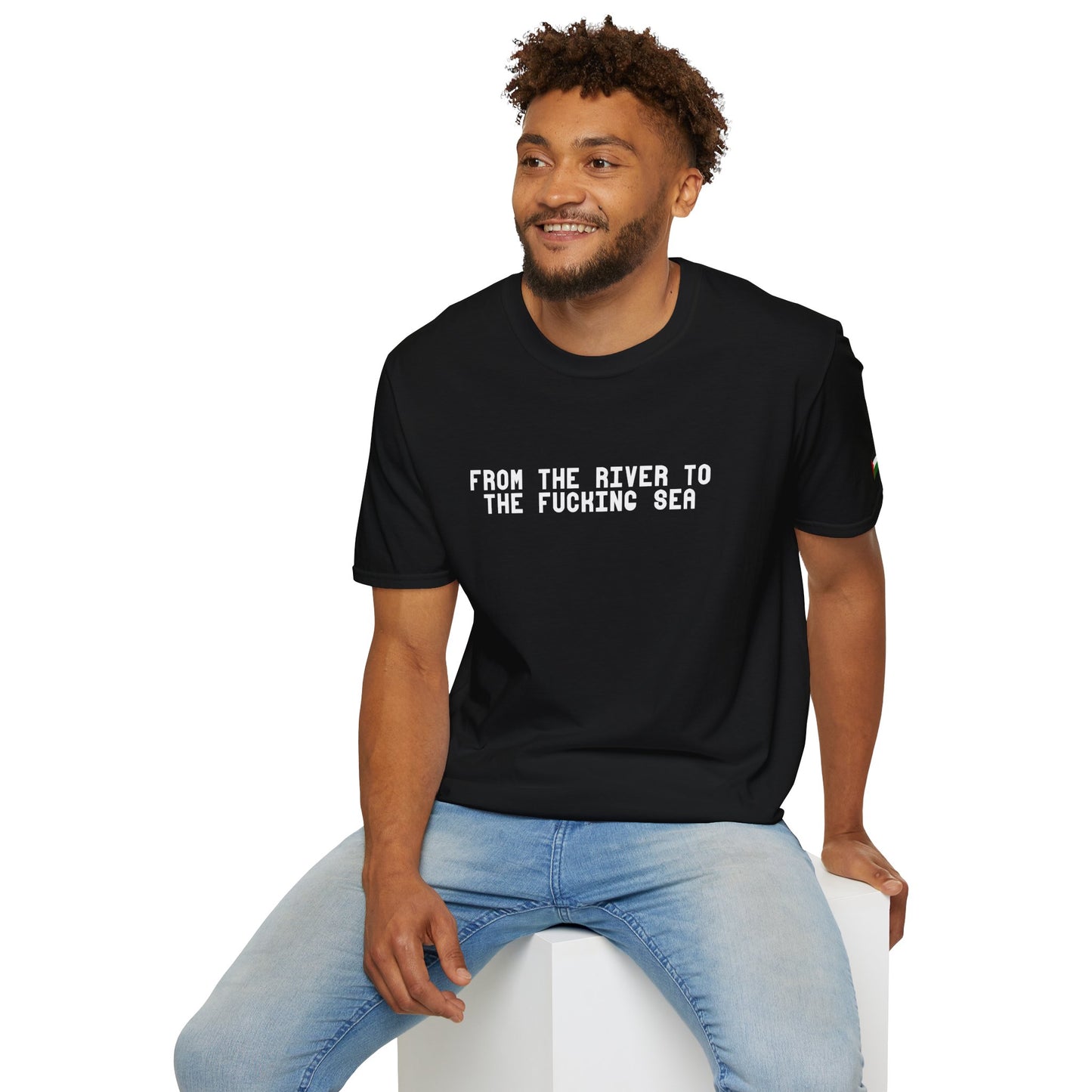 To The F**king Sea, Unisex Softstyle T-Shirt, Adult