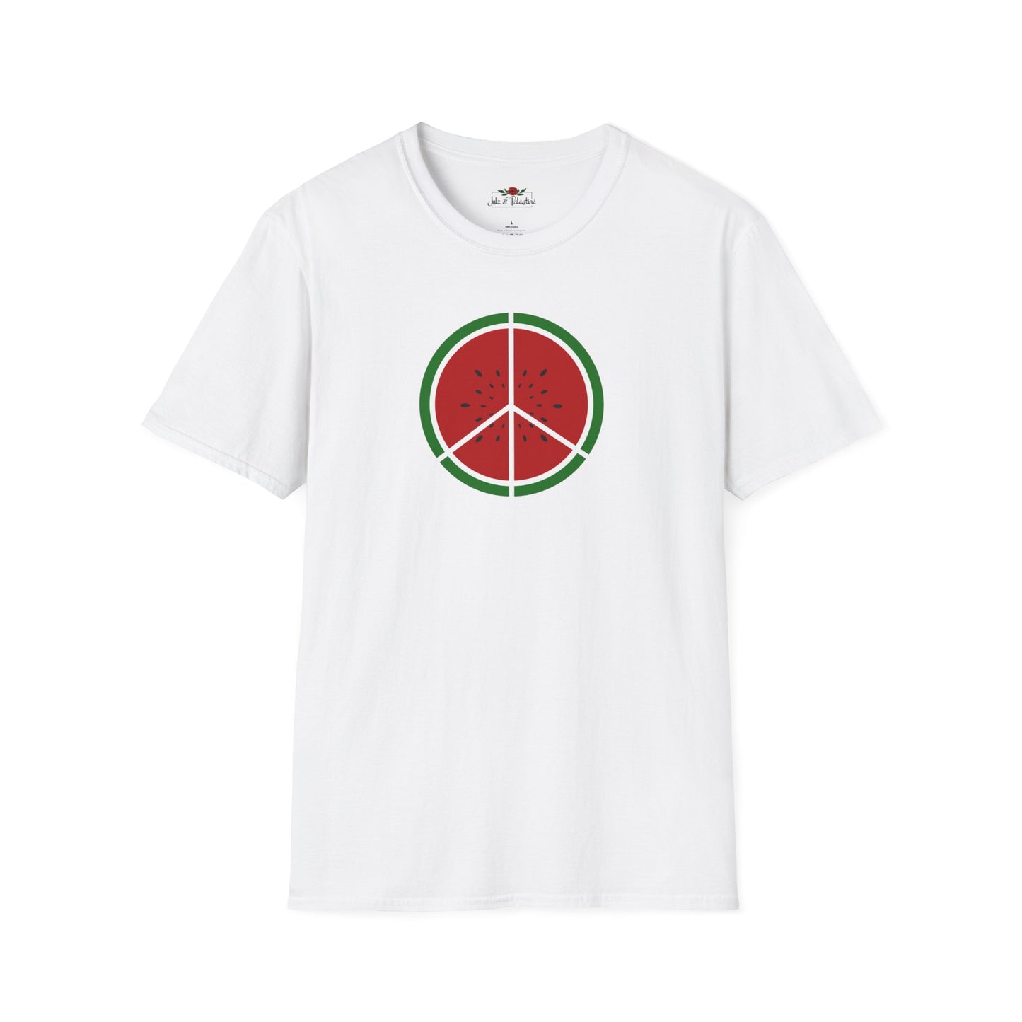 Watermelon Peace, Unisex , Softstyle T-Shirt, Adult