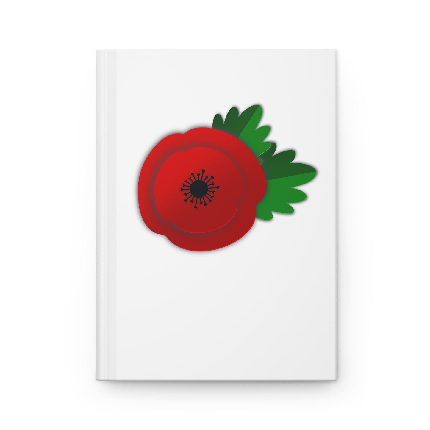 A Pretty Poppy, Hardcover Journal, Matte