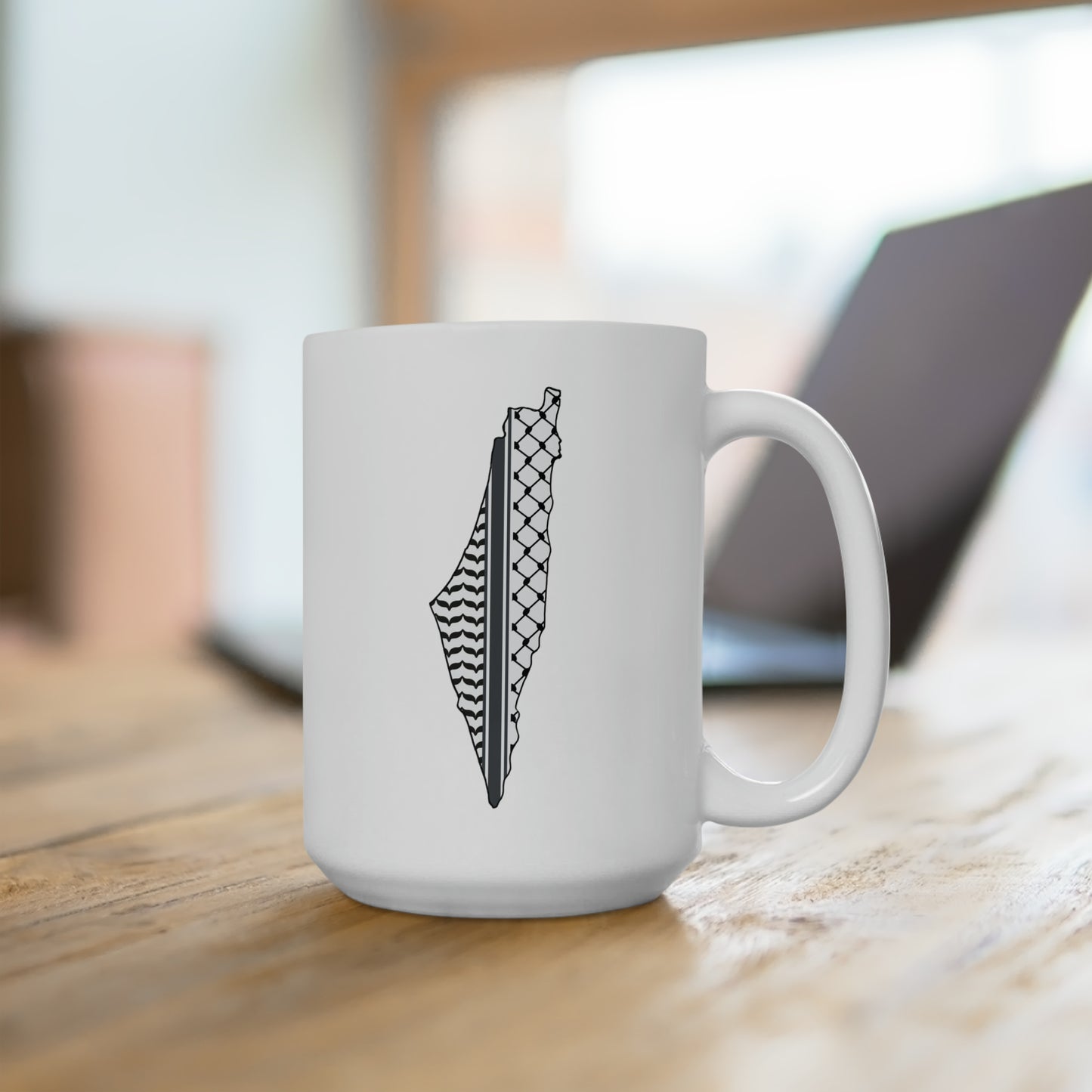 Keffiyeh, Ceramic Mug 15oz