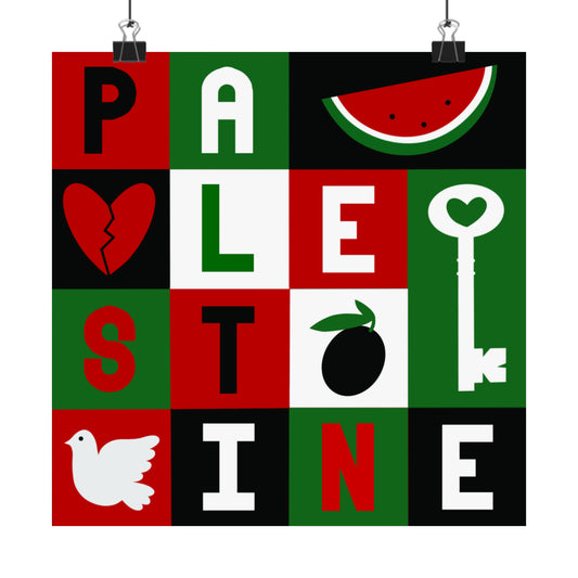 Love for Palestine, Matte Art Print