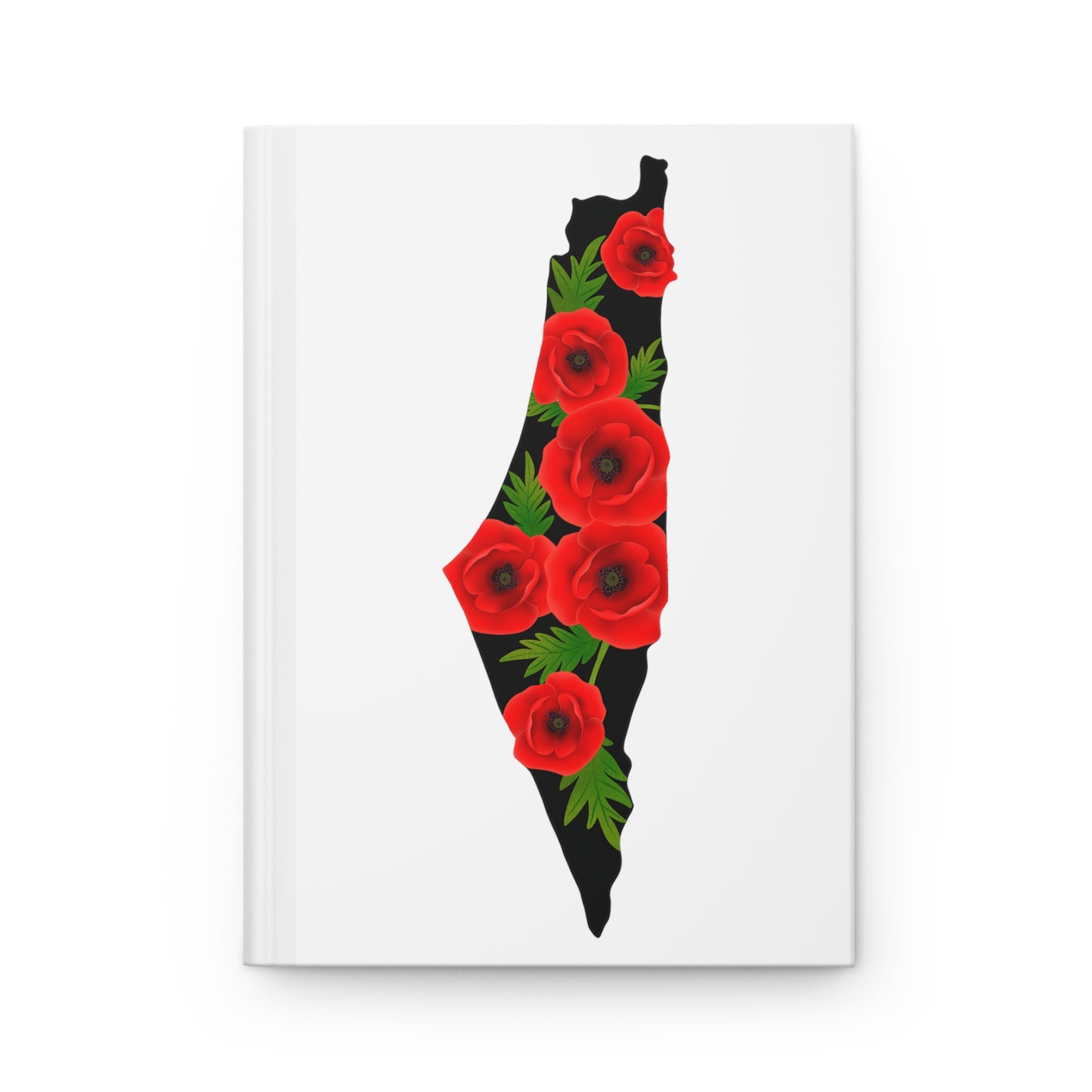 Red Poppy, Hardcover Journal, Matte