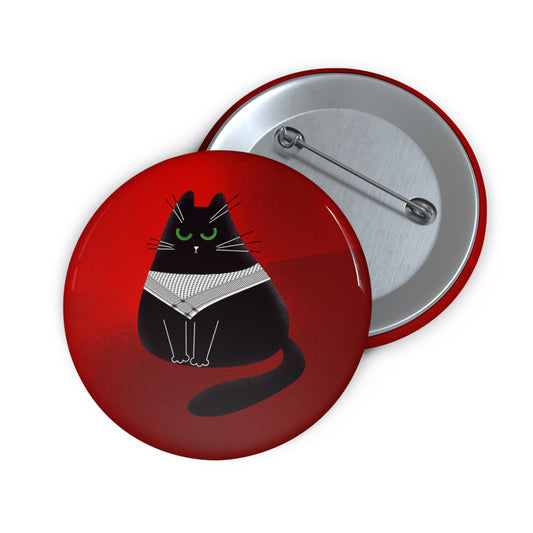 Fur-reedom Cat, Custom Pin Buttons