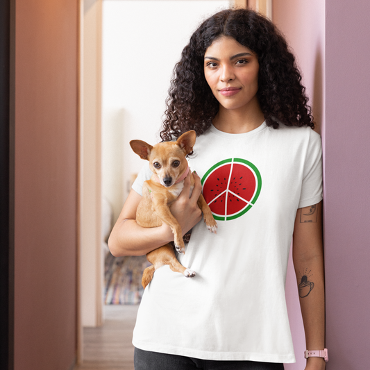 Watermelon Peace, Unisex , Softstyle T-Shirt, Adult